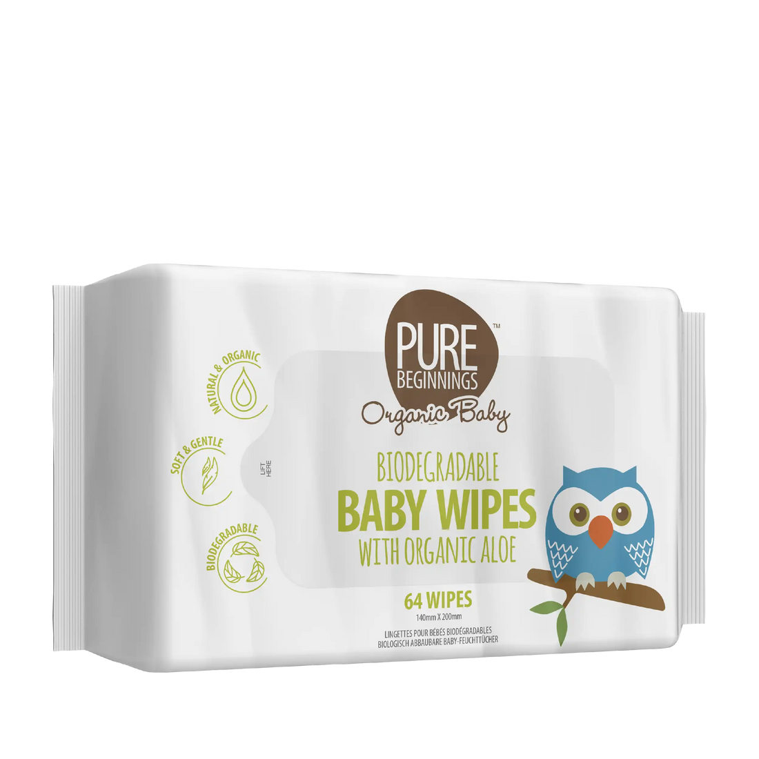 BIODEGRADABLE BABY WIPES (TRIPLE PACK)