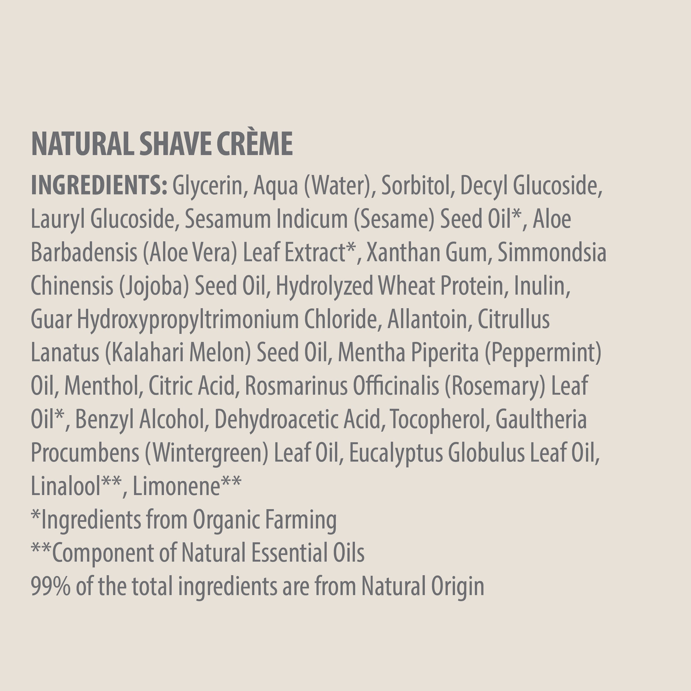 REFRESHING SHAVE CRÈME