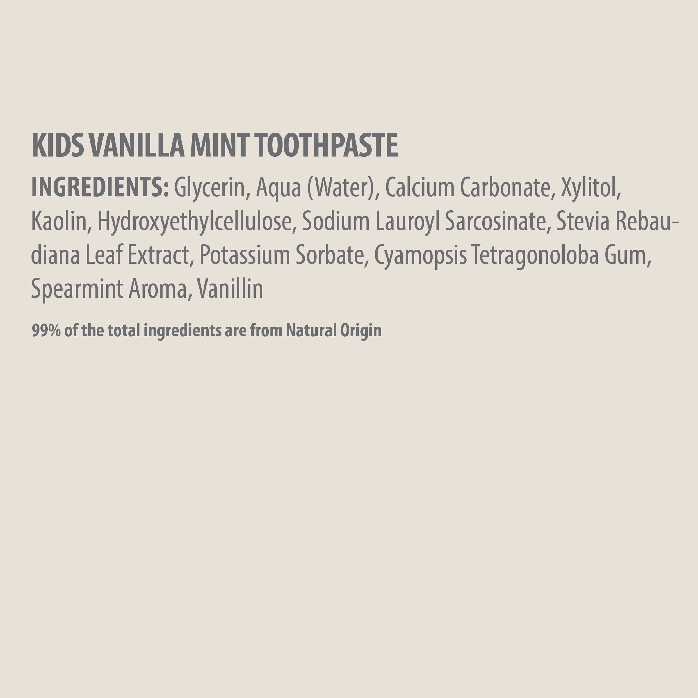 VANILLA MINT TOOTHPASTE
