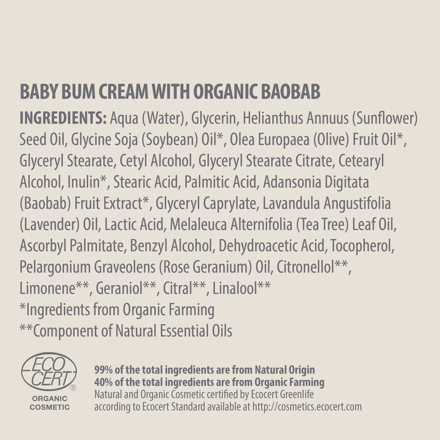 BABY BUM CREAM