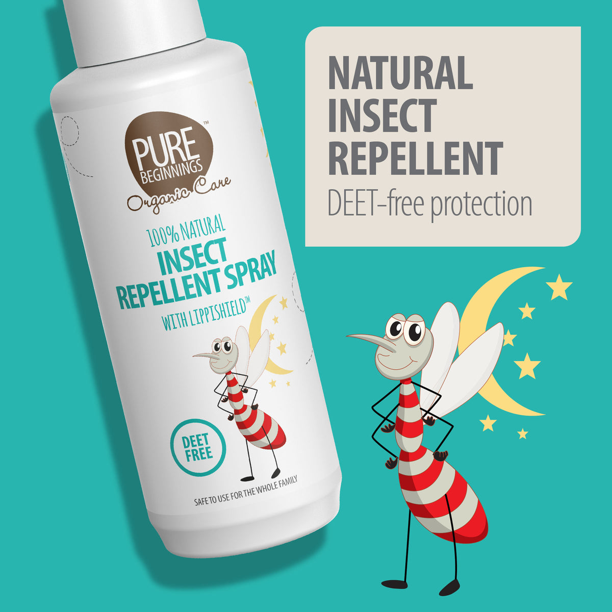 100% Natural Mosquito & Insect Repellent Spray – Pure Beginnings