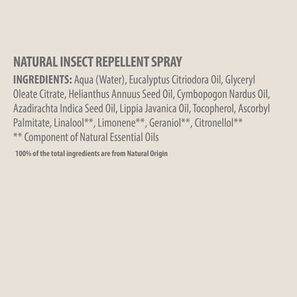 100% NATURAL INSECT REPELLENT SPRAY