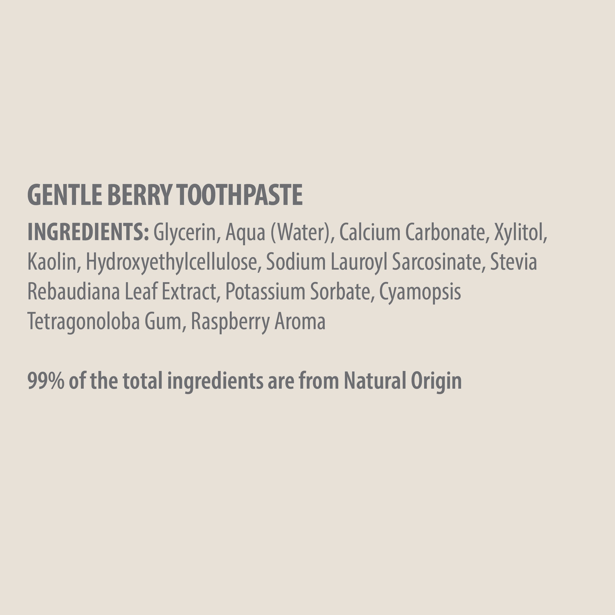 GENTLE BERRY TOOTHPASTE